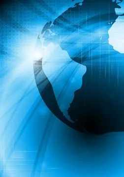 Abstract tech background with globe. Eps 10 Abstract tech background with ... 스톡 사진
