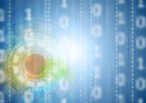 Abstract tech background Illustrazione stock