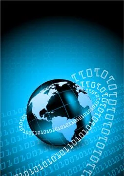 Abstract tech background Stock Illustration