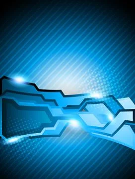 Abstract tech background Illustrazione stock