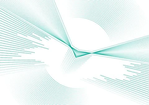 Abstract tech background with linear circles and dotted lines 스톡 일러스트