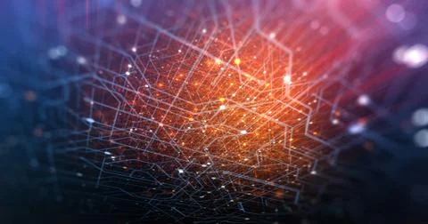 Abstract tech background made of printed circuit board. イラスト素材