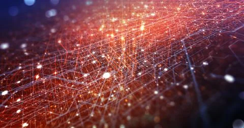 Abstract tech background made of printed circuit board. Stock Illustration