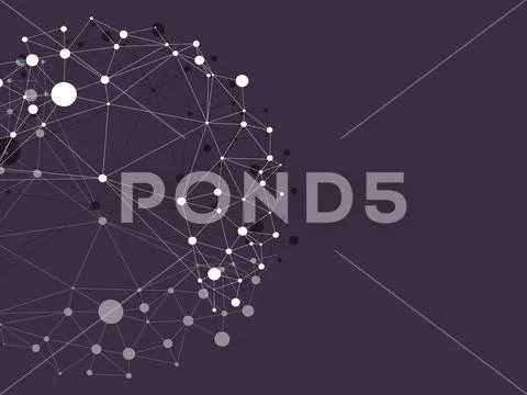 Abstract tech background PSD Template