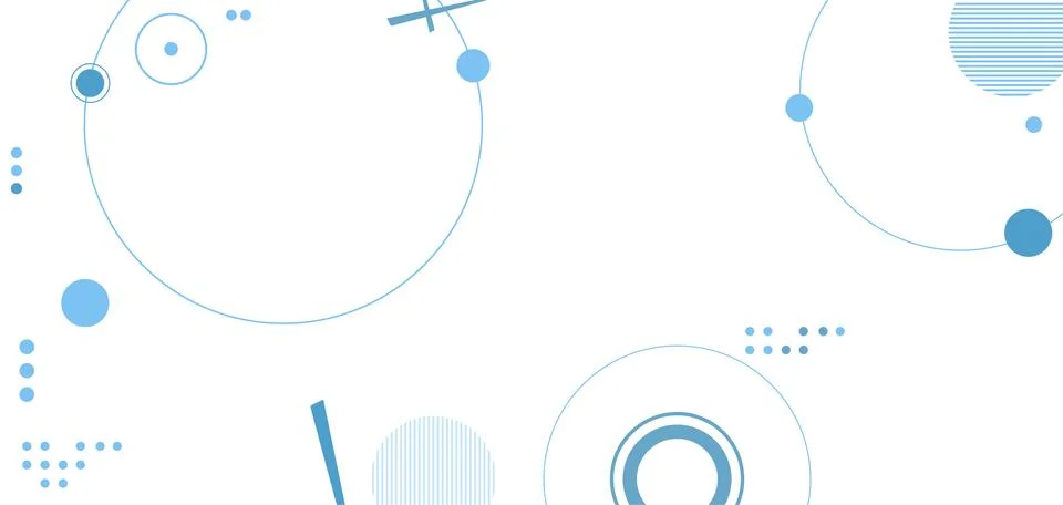 Abstract tech background with simple object. Stock Illustration
