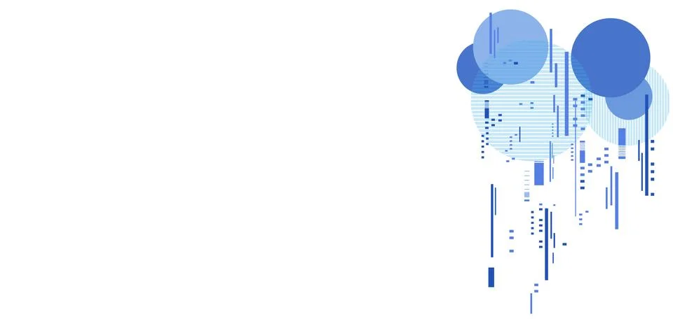 Abstract tech background with simple object. イラスト素材