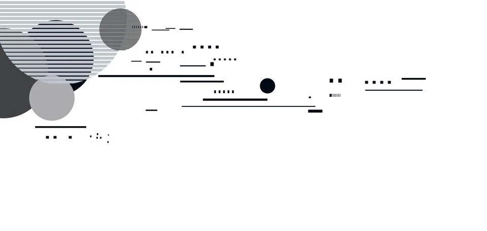 Abstract tech background with simple object. Stock Illustration