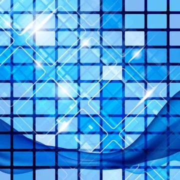 Abstract tech background. vector image. Stock Illustration