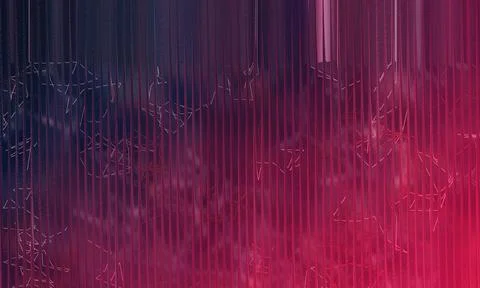 Abstract Tech Background with Vertical Slat Texture and Glowing Red Neon Ge.. Stock Illustration