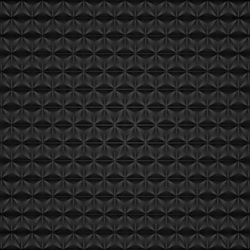 Abstract tech black triangles geometric pattern Illustrazione stock