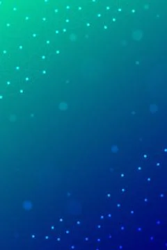 Abstract Tech Blue Green Gradient Background with Network Connections Stock Illustration