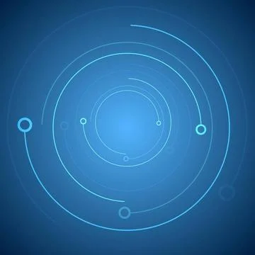 Abstract tech circle circuit board background Abstract tech circle circuit... Foto stock