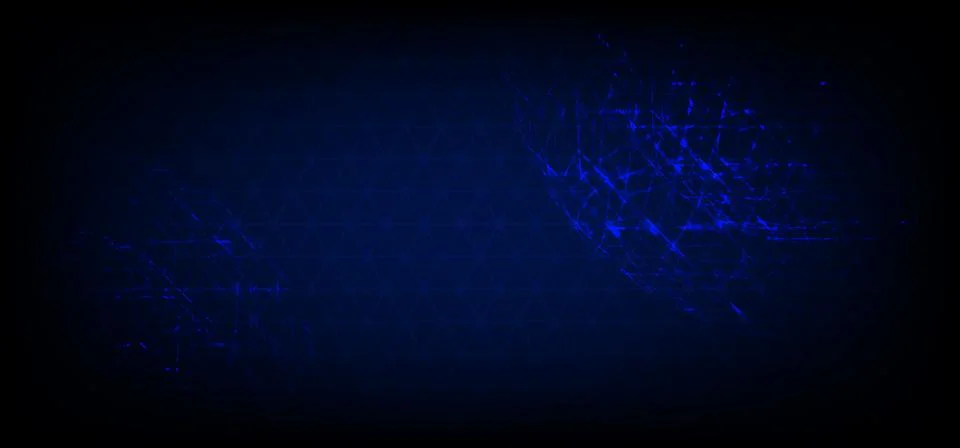 Abstract tech circle structure design artwork template. Stock Illustration