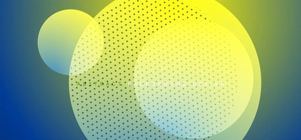 Abstract tech circles vector background, technology digital bubbles Stockillustratie