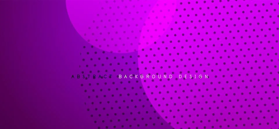 Abstract tech circles vector background, technology digital bubbles Stock Illustration