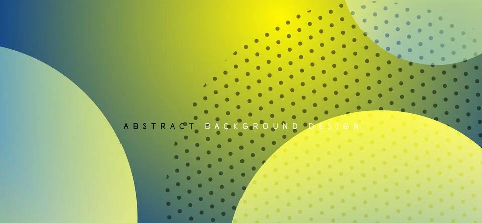 Abstract tech circles vector background, technology digital bubbles Illustrazione stock