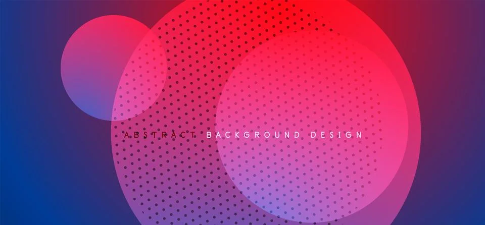 Abstract tech circles vector background, technology digital bubbles 스톡 일러스트