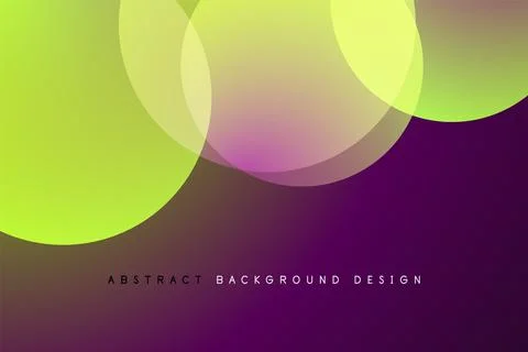 Abstract tech circles vector background, technology digital bubbles Stock Illustration