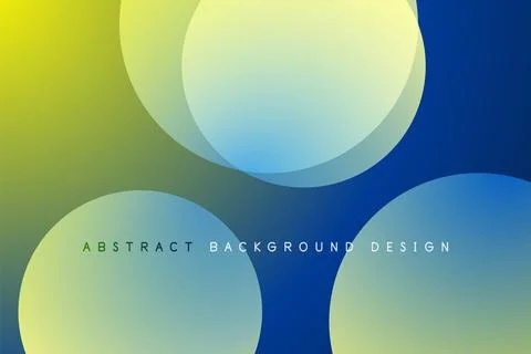 Abstract tech circles vector background, technology digital bubbles Illustrazione stock