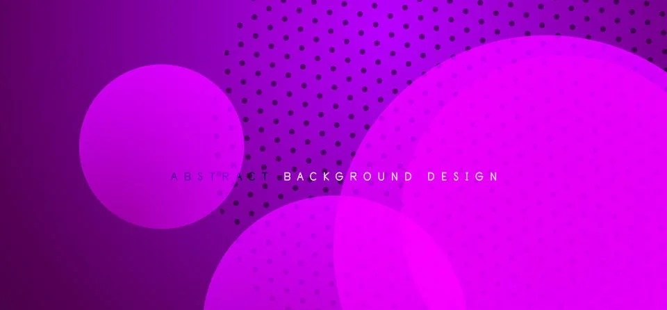 Abstract tech circles vector background, technology digital bubbles Illustrazione stock