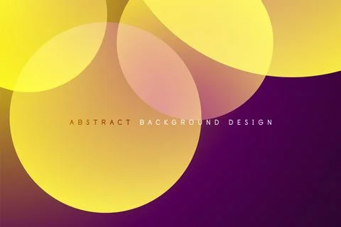 Abstract tech circles vector background, technology digital bubbles Stock Illustration