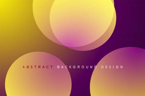 Abstract tech circles vector background, technology digital bubbles Stockillustratie