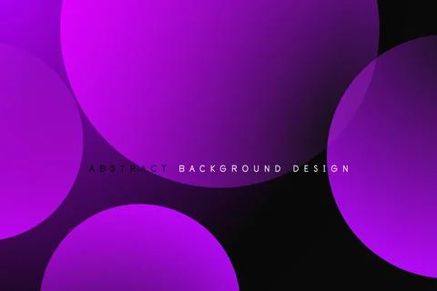 Abstract tech circles vector background, technology digital bubbles Illustrazione stock