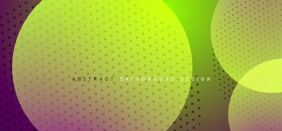 Abstract tech circles vector background, technology digital bubbles Illustrazione stock