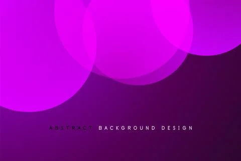 Abstract tech circles vector background, technology digital bubbles Illustrazione stock