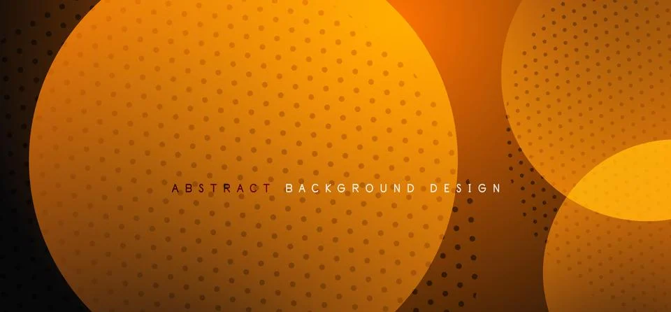 Abstract tech circles vector background, technology digital bubbles Stockillustratie