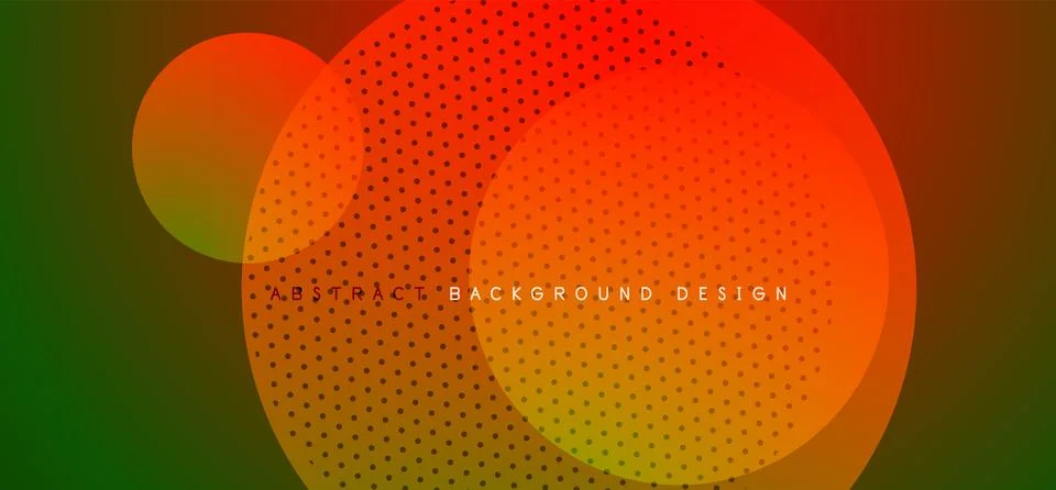 Abstract tech circles vector background, technology digital bubbles Illustrazione stock