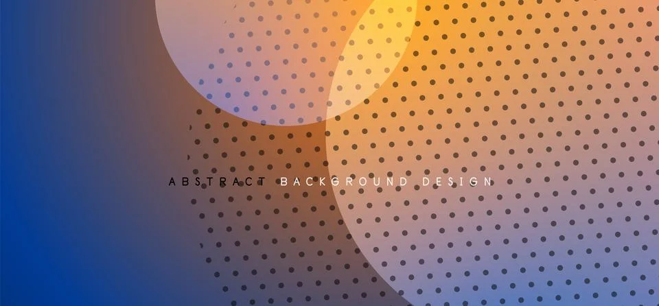 Abstract tech circles vector background, technology digital bubbles Stockillustratie