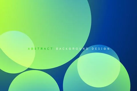 Abstract tech circles vector background, technology digital bubbles Illustrazione stock