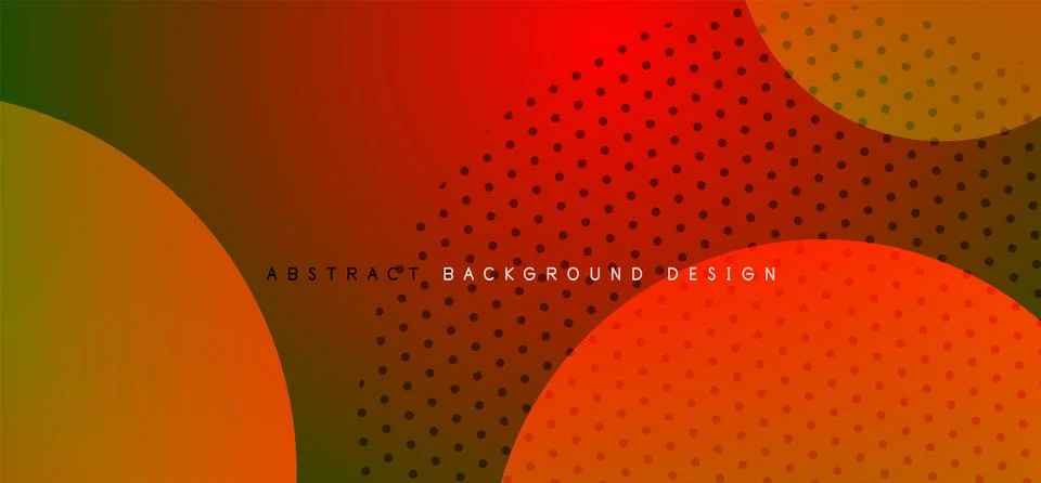 Abstract tech circles vector background, technology digital bubbles Stock Illustration