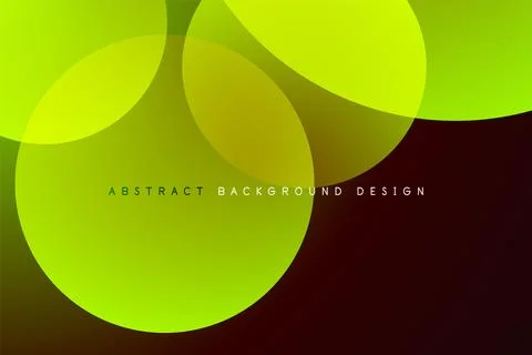 Abstract tech circles vector background, technology digital bubbles Stock Illustration