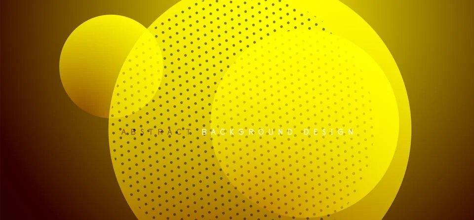 Abstract tech circles vector background, technology digital bubbles Stock Illustration