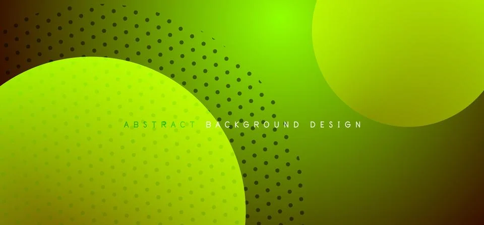 Abstract tech circles vector background, technology digital bubbles Illustrazione stock