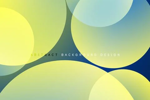 Abstract tech circles vector background, technology digital bubbles Illustrazione stock