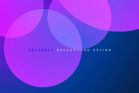 Abstract tech circles vector background, technology digital bubbles Stockillustratie