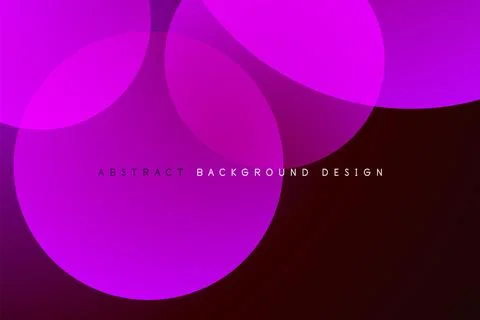 Abstract tech circles vector background, technology digital bubbles Illustrazione stock