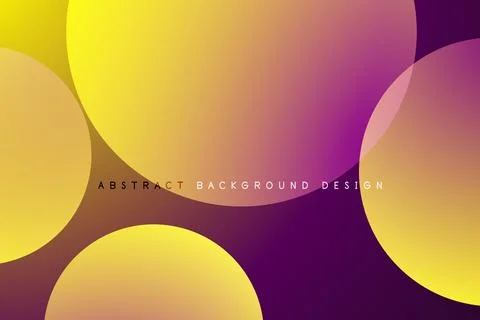 Abstract tech circles vector background, technology digital bubbles Illustrazione stock