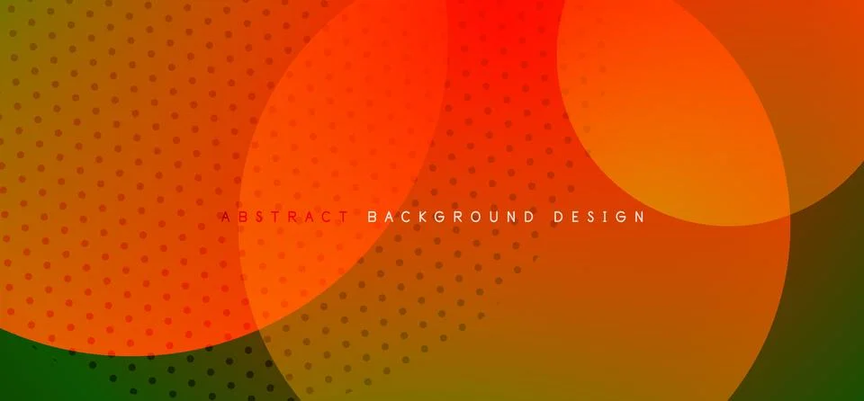 Abstract tech circles vector background, technology digital bubbles Stock Illustration