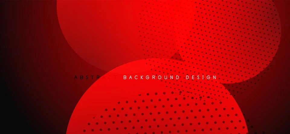 Abstract tech circles vector background, technology digital bubbles Illustrazione stock