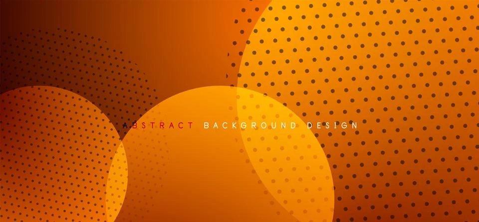 Abstract tech circles vector background, technology digital bubbles Illustrazione stock