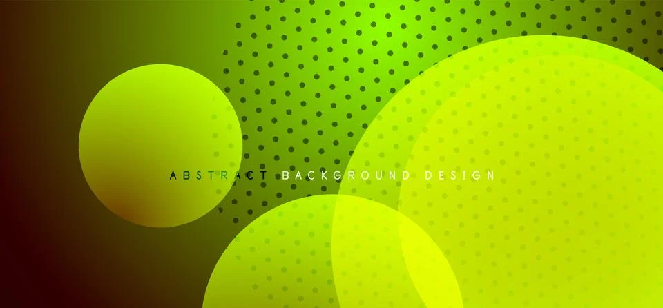 Abstract tech circles vector background, technology digital bubbles Illustrazione stock