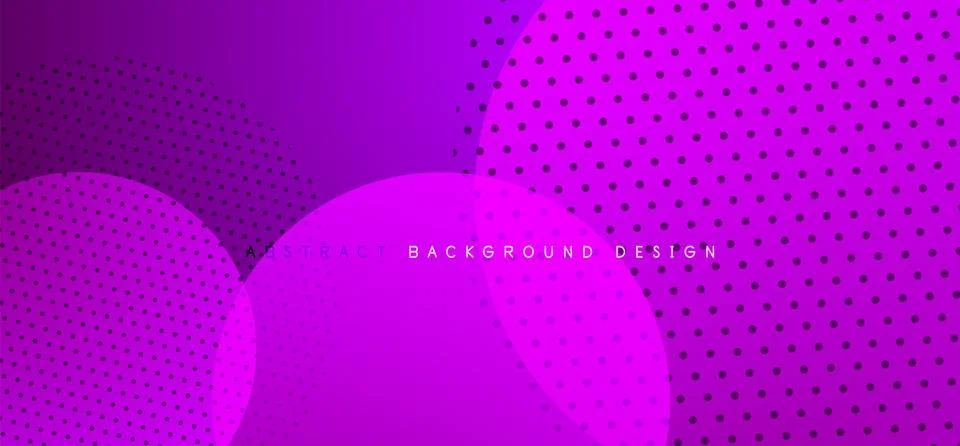 Abstract tech circles vector background, technology digital bubbles Stock Illustration