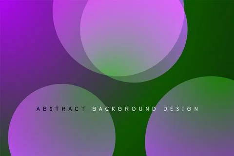 Abstract tech circles vector background, technology digital bubbles Stock Illustration