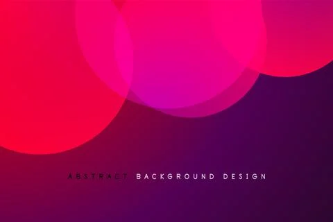 Abstract tech circles vector background, technology digital bubbles Illustrazione stock