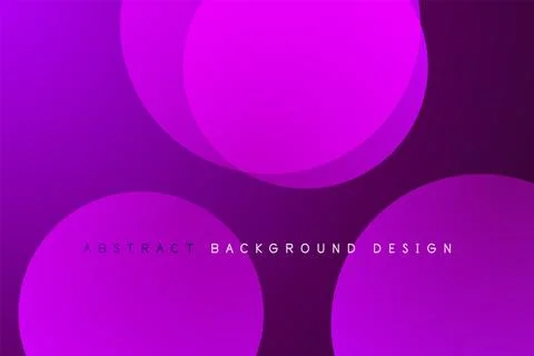 Abstract tech circles vector background, technology digital bubbles Illustrazione stock