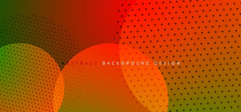 Abstract tech circles vector background, technology digital bubbles Stock Illustration